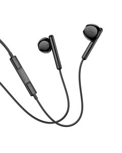 HOCO wire earphones Type C with microphone M93 black