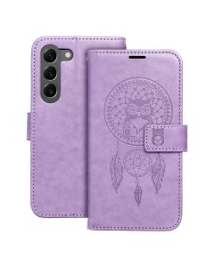 MEZZO Book case for SAMSUNG S23 dreamcatcher purple