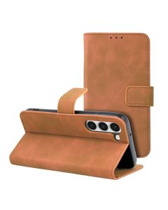 TENDER Book Case for SAMSUNG S23 brown