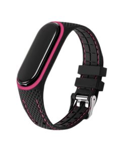 Elastomer strap LIFESTYLE for XIAOMI Mi Band 5 / 6 black (06)