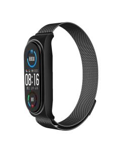 Strap METAL for XIAOMI Mi Band 5 / 6 black (01)