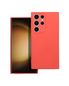 SILICONE case for SAMSUNG S23 Ultra peach