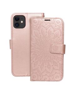 MEZZO Book case for IPHONE 11 mandala rose gold