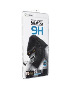 3D Full Cover Tempered Glass X-ONE - for Samsung Galaxy S23 Ultra (case friendly) - working fingerprint sensor