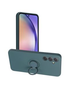 SILICONE RING case for SAMSUNG A54 5G green