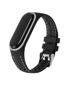 Elastomer strap LIFESTYLE for XIAOMI Mi Band 7 black (03)