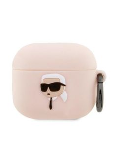 KARL LAGERFELD case for APPLE Airpods Pro KLAPRUNIKP (3D Sil NFT Karl) pink