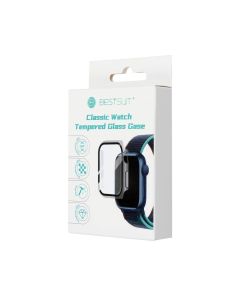 Bestsuit Case with Hybrid Glass for Apple Watch series 7/8/9-41mm - transparent