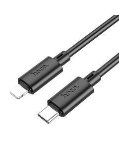 Cable USB C to Lightning Hoco PD 2 4A 20W 1 m X83 black