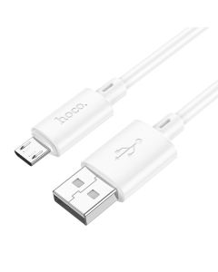 Cable USB A to Micro USB Hoco 2 4A 1 m X88 white