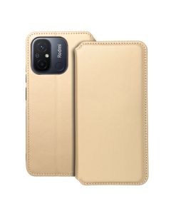DUAL POCKET Book case for XIAOMI Redmi 12c gold
