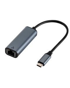 Adapter Type C (male) to RJ45 ETHERNET 10/100/1000Mbps ART USBC-LAN OEM-C6 0 15 m gray