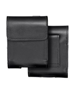 ROYAL universal horizontal leather belt holster size V for SAMSUNG FLIP 1 / 2 / 3 / 4 / HUAWEI P50 Pocket / MOTOROLA RAZR 5G black