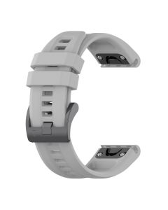 Silicone strap for GARMIN FENIX 3 / 3HR / 5X / 6X / 6X Pro / 7X / 7X Pro grey (12)