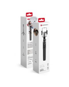 FORCELL F-GRIP S150XL selfie stick with wireless remote control tripod black