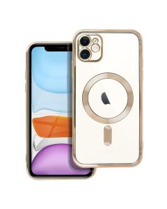 ELECTRO MAG COVER case compatible with MagSafe for IPHONE 11 gold