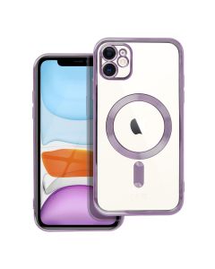 ELECTRO MAG COVER case compatible with MagSafe for IPHONE 11 deep purple