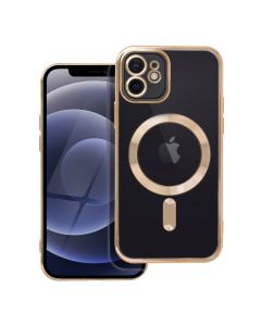 ELECTRO MAG COVER case compatible with MagSafe for IPHONE 12 gold