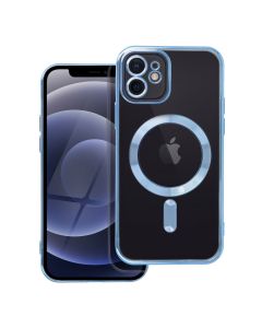 ELECTRO MAG COVER case compatible with MagSafe for IPHONE 12 blue