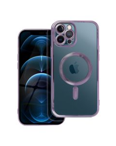 ELECTRO MAG COVER case compatible with MagSafe for IPHONE 12 Pro Max deep purple