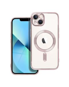 ELECTRO MAG COVER case compatible with MagSafe for IPHONE 13 rose gold