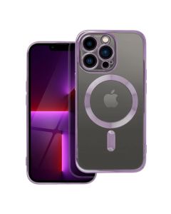 ELECTRO MAG COVER case compatible with MagSafe for IPHONE 13 Pro deep purple