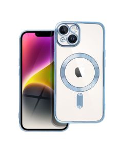 ELECTRO MAG COVER case compatible with MagSafe for IPHONE 14 blue