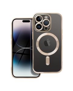 ELECTRO MAG COVER case compatible with MagSafe for IPHONE 14 Pro gold
