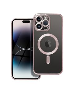 ELECTRO MAG COVER case compatible with MagSafe for IPHONE 14 Pro Max rose gold