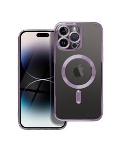 ELECTRO MAG COVER case compatible with MagSafe for IPHONE 14 Pro Max deep purple