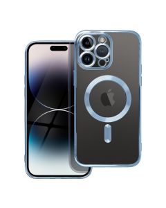 ELECTRO MAG COVER case compatible with MagSafe for IPHONE 14 Pro Max blue