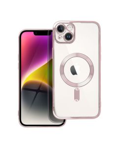 ELECTRO MAG COVER case compatible with MagSafe for IPHONE 14 Plus rose gold