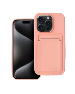 CARD case for IPHONE 15 Pro pink 