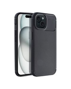 Case CARBON PREMIUM for IPHONE 15 black