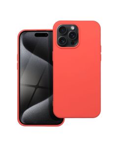 SILICONE case for IPHONE 15 Pro Max peach
