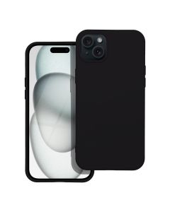 SILICONE case for IPHONE 15 black