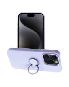 SILICONE RING case for IPHONE 15 Pro violet