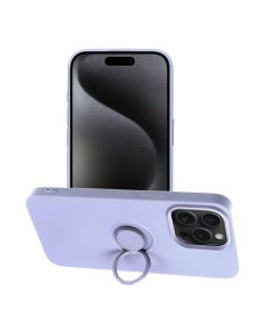 SILICONE RING case for IPHONE 15 Pro Max violet