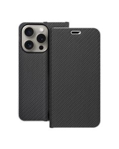 LUNA Book Carbon for IPHONE 15 Pro black