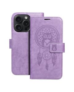 MEZZO Book case for IPHONE 15 Pro dreamcatcher purple