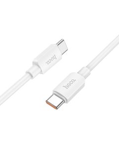 Cable USB C to USB C Hoco PD 6A 100W 1 m X96 white