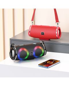 Bluetooth speaker LED 2 x 5W 2h Hoco HC12 black