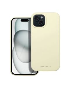 ROAR case CLOUD SKIN for IPHONE 15 Light Yellow