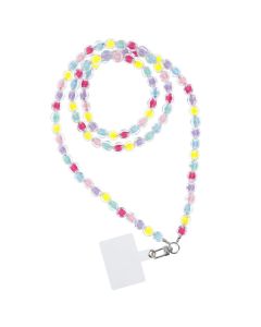 COLORFUL Phone lanyard  Phone pendant / cord length 120cm (60cm in the loop) / on neck - multicolor