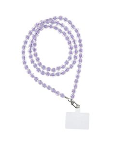 COLORFUL Phone lanyard  Phone pendant / cord length 120cm (60cm in the loop) / on neck - purple