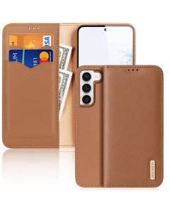 DUX DUCIS wallet case HIVO for SAMSUNG S23 brown