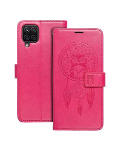MEZZO Book case for SAMSUNG A12 / M12 dreamcatcher magenta