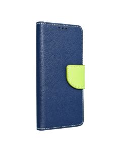 FANCY Book case for IPHONE 15 Pro Max navy / lime