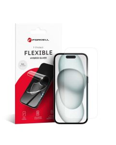 Hybrid glass to iPhone 15 Forcell Flexible Nano Glass