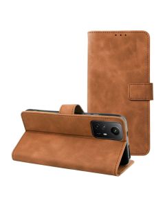 TENDER Book Case for XIAOMI Redmi Note 12S brown